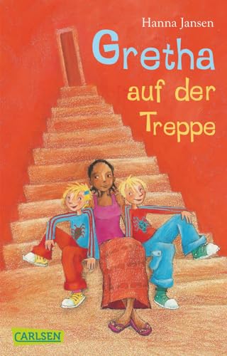 Gretha auf der Treppe