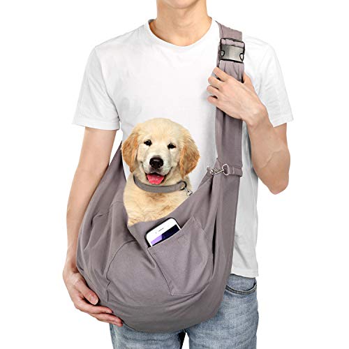 Hundetasche, AGPTEK große Haustiertasche für kleinen Hund und Katze | Tragekraft bis 15kg – Angenehm, einstellbar, perfekt für den Spaziergang, Aktivitäten im Freien und Ausflüge am Wochenende