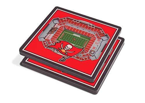 YouTheFan NFL Tampa Bay Buccaneers 3D StadiumView Untersetzer – Raymond James Stadium