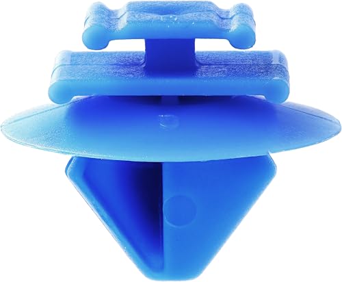 Restagraf - Klammern für Zierleisten, für bestimmte Fahrzeuge, Citroen, DS, Fiat, Peugeot, Renault – Ø 8,5 mm, Länge 15,75 mm – Ref. 1492 – [Beutel mit 15] – [Blau]