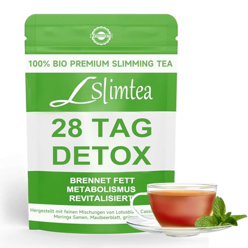 Bio Kräutertee Mischung - Lotusblatt, Grüner Tee, Moringa & Maulbeerblatt | 28 Beutel | Vegan & Ohne Zusätze
