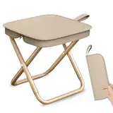 Camping Hocker, Tragbarer Klapphocker, Zusammenklappbarer Campinghocker Leichtgewicht , Mini Outdoor Camping Klappstühle, Tragbarer Stuhl Faltbar für Reisen Wandern Camping Angeln Grillen Picknick