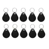 10PCS IC ID card EM4100 induction card matching 125K card reading module (Black)