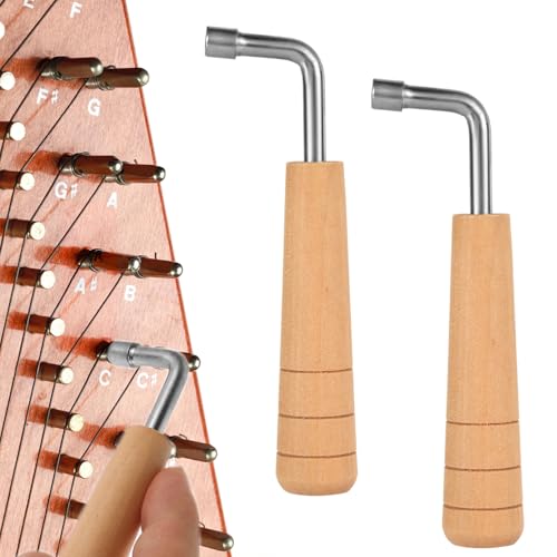 Klavierstimmschlüssel, Professionelles Klavierstimmer-Set Klavierstimmhammer L-Förmiger Stimmschlüssel Leier Harfe und Andere Kleine Saiteninstrumente