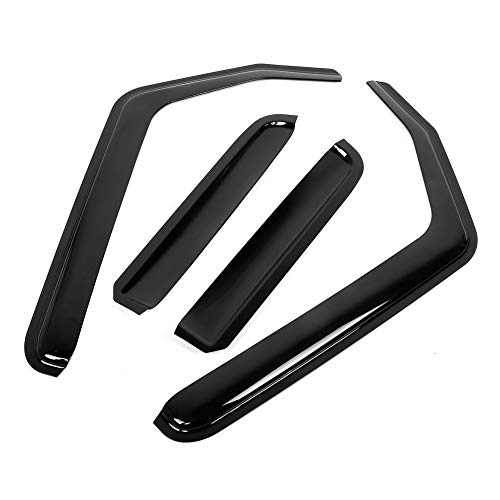 Fenstervisiere, Sonnenschutz, Fenstervisiere, Sonnenschutz, Passend für Jeep Wrangler JK 06–17, 4 Türen
