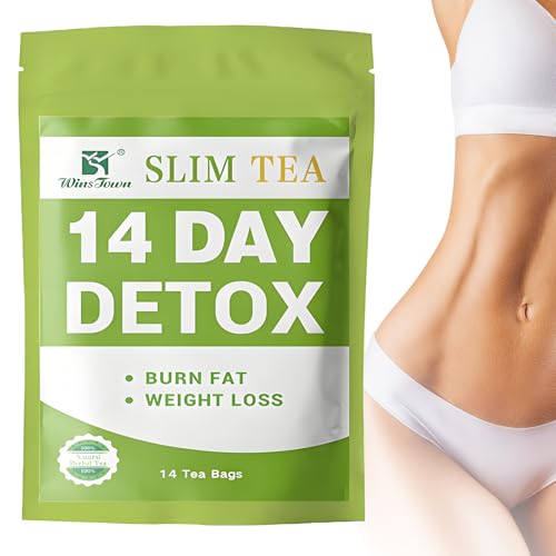 14 Tage Tee Zum Abnehmen, Detox Cleanse Weight Loss Tea, Detox Tee Zum Abnehmen, Sanfte Entgiftung und Reinigung zur Gewichtsreduktion und zum Abbau von Bauchfett