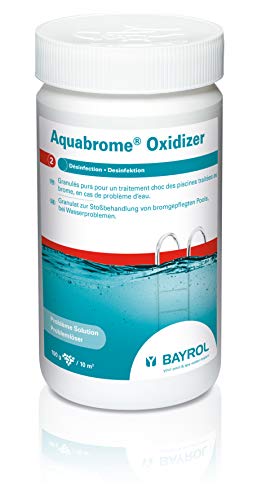BAYROL Aquabrome Oxidizer 1,25 kg - Granulat zur Stoßbehandlung bei Wasserproblemen von bromgepflegten Pools - effektiver Brom Booster - einmalige Reaktivierung des verbrauchten Broms