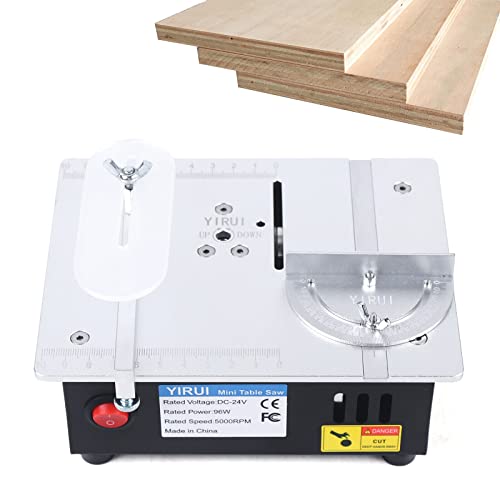Mini-Tischsägen, elektrische Werkbanksägen, tragbar, Motor, 96 W, für Heimwerker, Hobby, Modell, Handwerk, Schneidwerkzeug