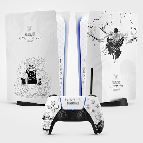 PS5 Skin Gear 1 Sticker, Aufkleber für Playstation 5, Konsole und Controller, Disc Standard Edition
