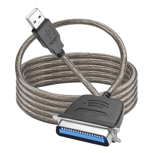 MEIRIYFA USB 2.0 zu Parallel IEEE 1284 CN36 Drucker Adapter Kabel, USB zu IEEE-1284 CN36 Parallel Drucker Kabel für alten Drucker, Centronics Parallel Converter (1.5M)