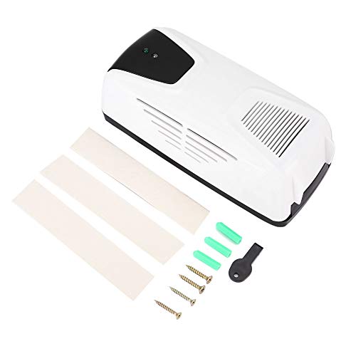 CHICIRIS Automatischer Lufterfrischer-Spender, 300-ml-Wandhalterung/freistehender Lichtsensor-Duftspender mit Timing-Funktion, Parfümflasche und hängende Löcher für Home Room Offices Hotel