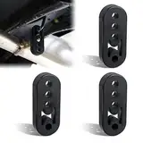 3 Pcs Auto Auspuff Aufhänger Auspuffgummis Universal Auto Auspuffhalterung 4 Loch Auspuffhalter Auto Auspuffschalldämpfer Aufhänger, Auto Auspuffhalter für meisten Auto(10,9*4,5*2CM, Öffnung 1,2CM)