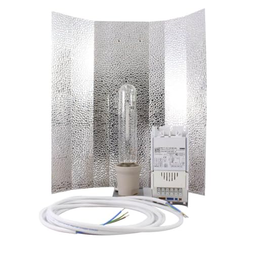 Weedness Grow Lampe Set 250 Watt MHL für Wuchsphase – Anbau Indoor Pflanzenbeleuchtung Pflanzenlampe Box Natriumdampflampe NDL HPS