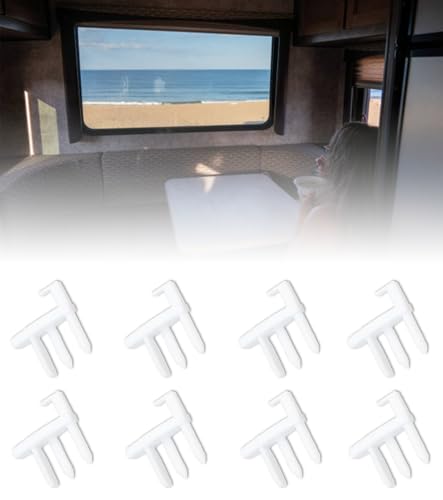 T TAKONE 4 Paar Wohnwagen Rollo Ersatzteile, Kompatibel mit Wohnwagen Fensterrollo Caravan Boot, Ideal für Wohnmobil Rollo Ende Clips, 5 L/H 5 R/H