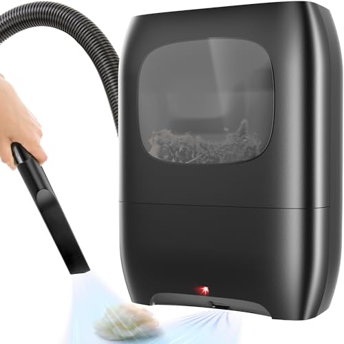 Rebongki Elektrische Kehrschaufel mit Sensor – 7L großer Staubbehälter – berührungsloser Staubsauger, Stabstaubsauger & Haarstaubsauger für Küche, Friseursalon, Tierhaare, Krümel & Staub