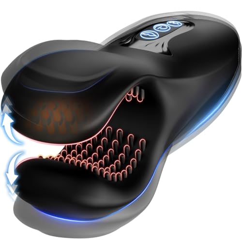 Masturbieren eichel stimulator für Mann Penis Trainer eichel vibrator mit 10 Beißfunktion Vibratorensets für Männer mit 3D-Weichpartikel 10 Vibrationsmodi Masturbatoren Sexspielzeug für die Männer