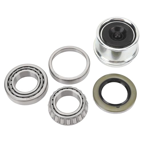 Komplettes Anhänger -Rad -Hub Tragetkit mit Abdeckung und Cotter Stift für 1/16 Zoll Achsen