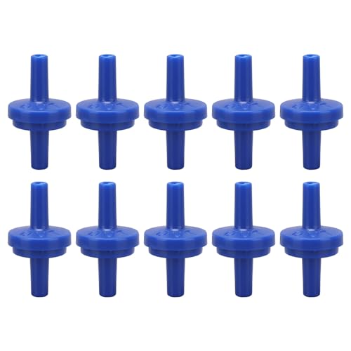 10 Stück Rückschlagventil für 4mm Schlauch, 1-Wege-PP Turm-Wasserabsperrventil, Ohne Rücklauf Luft Sauerstoff Pumpen Rückschlagventile für Fischtank, Lebensmittel Getränke, Chemische Industrie