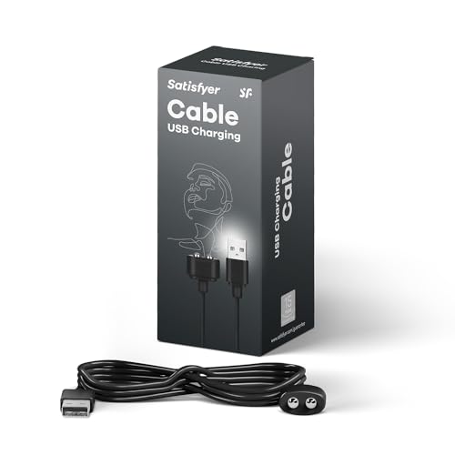Satisfyer Replacement Cable | Praktisches Ladekabel für Satisfyer | Magnetische Verbindung | schneller Ladevorgang | Universeller USB-Anschluss