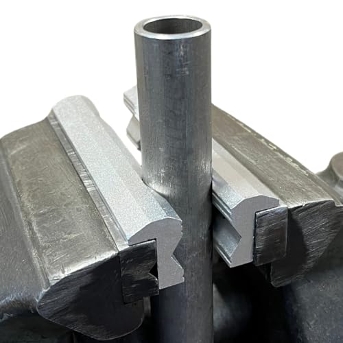 Schraubstock Schutzbacken (125 mm) - Schonbacken aus eloxiertem, hochwertigem Aluminium, 2-teilige Spannbacken mit Prismen, Klemmbacken mit 3 starken Magneten, Premium Werkstatt Zubehör