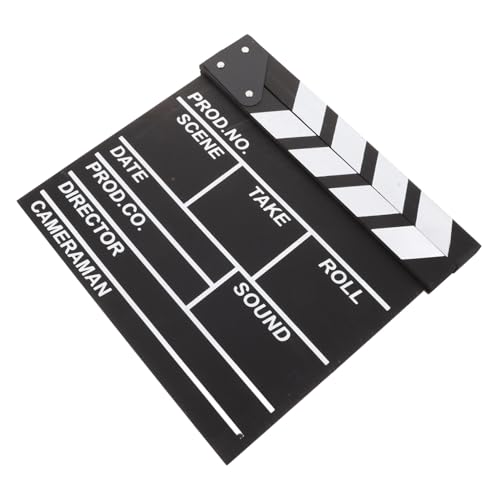 WHAMVOX Creative Thinking Filmszenenbrett Filmstudio-zubehör Jungen Und Mädchen Spielzeug-theaterausrüstung Schwarz
