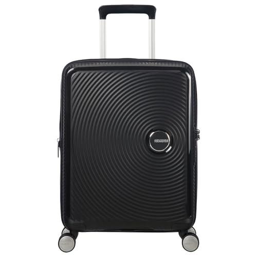 American Tourister Soundbox - Spinner S, Handgepäck, 55cm, 41 L, Schwarz (Bass Black)