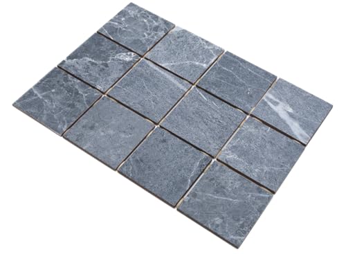 Keramikmosaik Fliese Grau Blau - R10 - Bodenfliese Wandfliese Frostbeständig