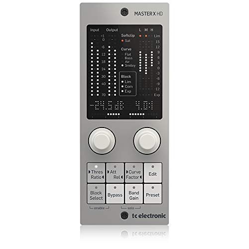 TC Electronic MASTER X HD NATIVE/MASTER X HD-DT Multiband-Dynamikprozessor-Plug-In mit optionalem Hardware-Controller