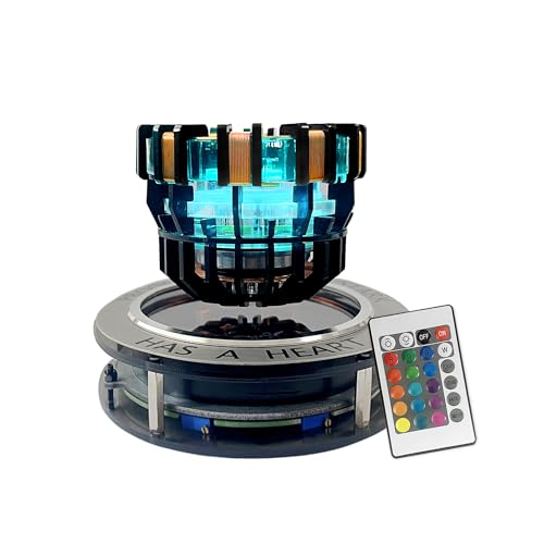 Lonyiabbi Arc Reactor MK1 schwebendes und sich in der Luft drehendes LED-Deko-Spielzeug im Maßstab 1:1, einzigartiges Geschenk für Schreibtisch oder Zimmer