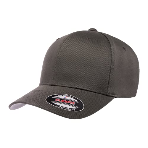 Flexfit Herren Men's Athletic Baseball Fitted Cap Verschluss, dunkelgrau, S/M