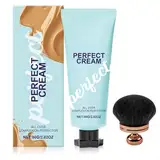 All Over Complexion Perfector, mit bürsten, Body Coverage Perfector für Beine, Long-Lasting CC Cream Foundation, Waterproof Skin Tint, Hydrating Full Coverage Concealer (Medium)