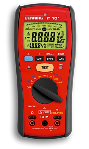 Benning IT 101 Messgerät für Isolation und Widerstand, 044033