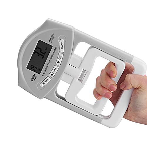 Petyoung Digitales Handdynamometer Elektrische Griffkraftmessung Hand Grip Power Meter 198 Lbs/ 90 Kg