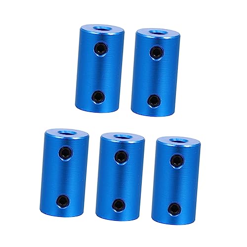OKUMEYR 5St Kupplung stepper motor schrittmotor steppermotor koppeltragegestell step motor Wellenkoppler kleine Anschlüsse Gleitblock aus Aluminium Aluminiumlegierung Blue