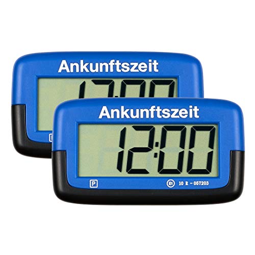 Needit elektronische Parkscheibe Park Micro I die weltweit dünnste automatische Parkscheibe mit KBA-Zulassung I kompakte, Digitale Parkuhr mit gut lesbarem Display I langlebige Batterie, 9,4 mm dünn