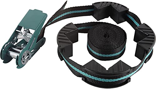 wolfcraft Ratschen-Bandspanner 4 m I 3441000 I Multifunktional einsetzbar: als normaler Zurrgurt oder mit Spannbacken als Rahmenspanner