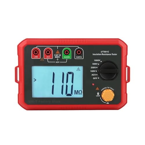 UT501A Isolationswiderstandstester Megohmmeter Ohmmeter Megometer Digitales Ohmmeter