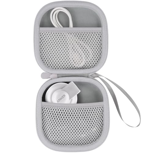 co2CREA Hart Tragbare Schutzhülle Etui Tasche für Anker MagGo 3-in-1 Kabellose Ladestation MagSafe-Kompatibles Qi2-Zertifiziertes 15W Ladepad,Nur Tasche