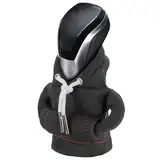 CORATED Schaltknauf Hoodie, Auto Schaltknauf Abdeckung, Hoodie für Schaltknauf, Mini Hoodie für Gangschaltung, Schaltknauf Überzug für Auto Dekoratives, Schwarz