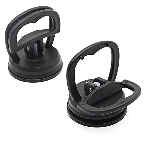 Robuste Saugnäpfe, 2 Stück, Bildschirm, Telefon, Imac-Reparaturwerkzeug für Computer, Demontage, Öffnungswerkzeug für Computer, MacBook, iPhone, PC, iPad, Tablet (5,5 cm (2,16 Zoll)) (Schwarz)