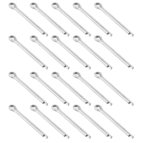 sourcing map Splinte aus verzinktem Karbonstahl, 4 mm x 40 mm, Splinte, Splinte, Splinte, Splinte, für Haushaltsgeräte, Sportgeräte, Automechaniker-Reparatur, 100 Stück