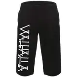 Herren 3/4 Dreiviertel Jogginghose Walhalla Sprüche Motive Wikinger Odin