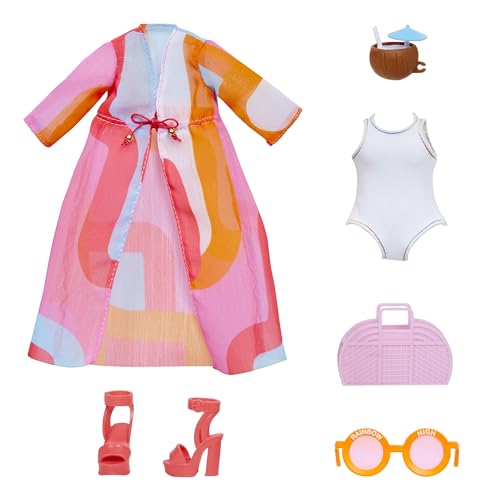 Rainbow High Fashion Pack - Pool, Enthält 1 Komplettes Outfit, Schuhe, Schmuck und Spielzubehör, Mix-und-Match für Jede Menge Spaß, für Kinder ab 4 Jahren