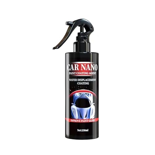 Car Polish Nano Autopolitur Set Autolack Kratzer Entferner Automobil Körper Polieren, Schnellauto Beschichtungsspray, High Protection Fast Coated Car Nano Spray (250ML)