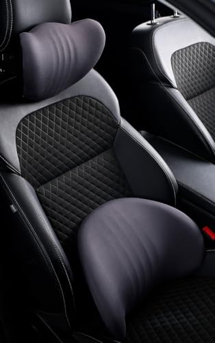 TaoieWkolt Auto Nackenkissen, Rückenkissen Auto, Auto Kopfstütze Sitzkissen Stützkissen, Weiche Bequeme Rückenkissen Lendenwirbelstützkissen Zubehör,Weichem Gedächtnisschaum, für VW ID.4