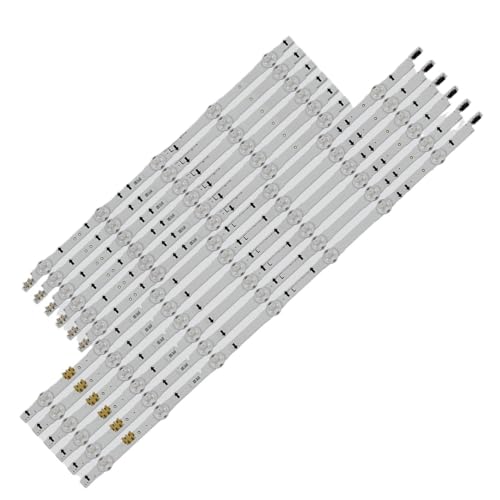 YSABVCP 12 Teile/los 55 "LED Streifen Fit for Samsung TV UA55J5088 UE55H5500 UE55H6200 UE55H6350 UE55H6400 UE55H6500 UE55H6670 UE55J5670