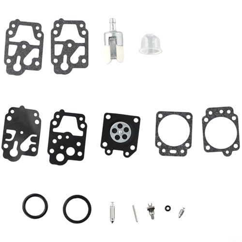 YJDOORPLAY Vergaser Reparatur Kraftstoffleitung Kit, für GX35 GX25 HHB25 HHH25 K20 WY, Dichtung Vergaser Reparaturset, Kompatibel mit Kleinmotor