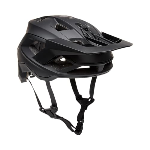 Fox Racing Speedframe Helmet Solid - Unisex - Fahrrad Helm, hervorragender Schutz, optimale Belüftung, Perfekter Sitz,Black,M