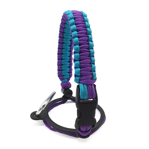 RVHAOODI Wasserflasche Kordelsträger Gurtgriff Griff Griff Carabiner isoliertes Flaschenhandle Wege Mündungen Flasche Gurt Schnurflasche Kabelschnüre Gurt Gurt