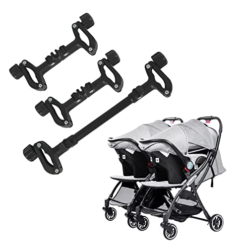 Kinderwagen Verbindungsstücke, 3 Stück Verstellbare Kinderwagen-Anschluss,Universelle Kinderwagen-Verbindungsstücke, verstellbare Kinderwagen-Anschlüsse für Zwillinge